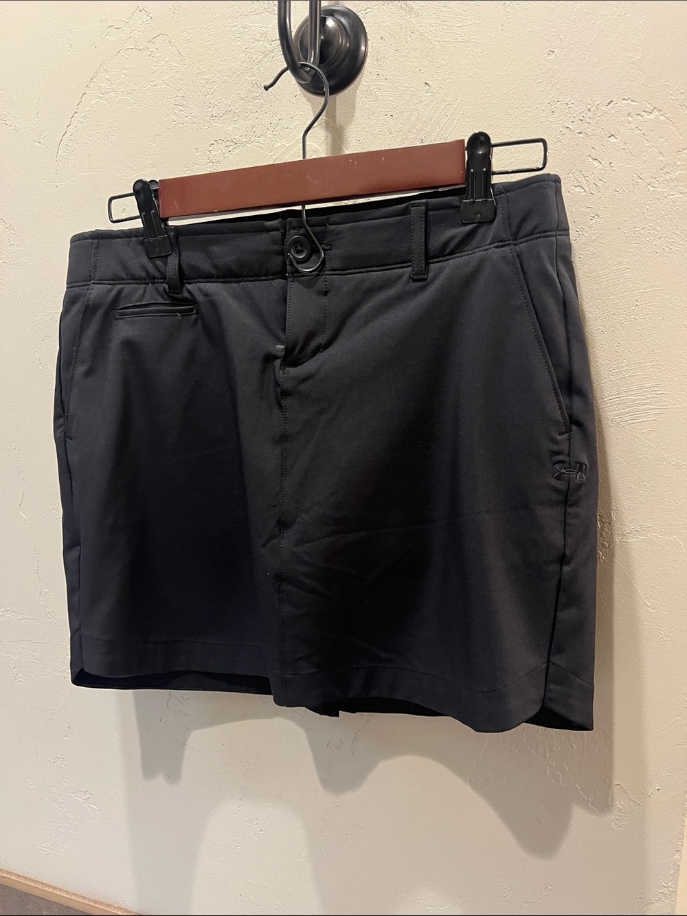 Under Armour Women's Black Golf skirt with shorts underneath